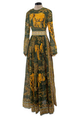 Spring 2016 Valentino by Pierpaolo Piccioli & Maria Grazia Chiuri Runway Elephant Printed Cotton Dress