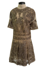 Spring 2014 Valentino by Pierpaolo Piccioli & Maria Grazia Chiuri Runway Look 62 Densely Beaded Mini Dress Play Suit