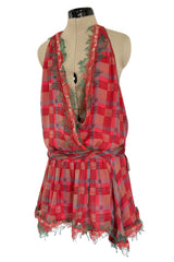 Pre-Fall 2011 Christian Dior by John Galliano Lookbook Mini Dress w Plunge Front & No Back