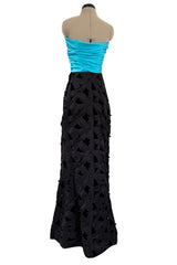 Fall 1984 Givenchy by Hubert de Givenchy Haute Couture Runway Sample Strapless Dress