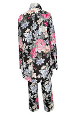 Well Documented Resort 2012 Celine by Phoebe Philo Floral Top or Jacket & Cropped Pant Suit