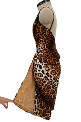 Spring 2008 Christian Dior by John Galliano Runway Look 29 Version Leopard Silk Chiffon Dress