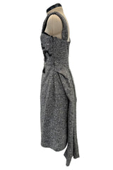 Rare Fall 2007 Christian Dior by John Galliano Runway Look 19 Beaded One Shoulder Dress
