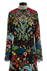 Exquisite Resort 2016 Valentino by Pierpaolo Piccioli & Maria Grazia Chiuri Embroidered Dress