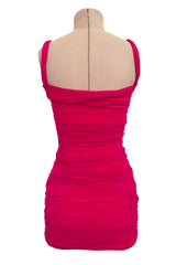 Spring 1990 Giorgio di Sant Angelo Pink Stretch Bodysuit & Skirt