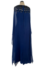 Cruise 2009 Christian Dior by John Galliano Beaded Silk Chiffon Caftan Dress