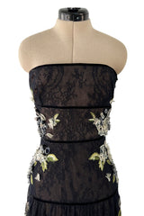 Spring 2012 Valentino Net & Floral Strapless Runway Dress by Maria Grazia Chiuri & Pierpaolo Piccioli