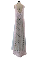 Amazing Spring 2018 Valentino by Pierpaolo Piccioli Runway Look 64 Lace, Silk & Velvet Halter Dress Set