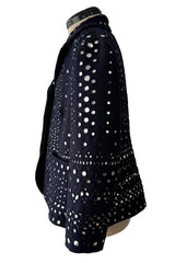 Runway Pre-Fall 2015 Valentino by Maria Grazia Chiuri & Pierpaolo Piccioli Blue Mirror Jacket