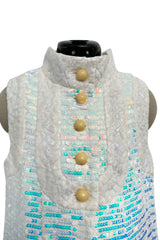 Spring 2012 Chanel by Karl Lagerfeld Runway Look 39 Sequin Mini Dress