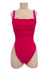 Spring 1990 Giorgio di Sant Angelo Pink Stretch Bodysuit & Skirt