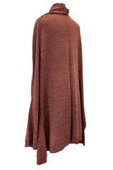 Late 1980s Early 1990s Azzedine Alaia Oversized Knit Cardigan Sweater w Pockets & X-long Sleeves