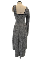 Rare Fall 2007 Christian Dior by John Galliano Runway Look 19 Beaded One Shoulder Dress