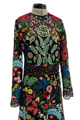 Exquisite Resort 2016 Valentino by Pierpaolo Piccioli & Maria Grazia Chiuri Embroidered Dress