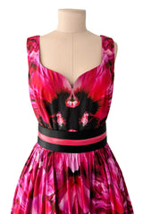 Beautiful Resort 2020 Alexander McQueen by Sarah Burton Floral Printed Cotton Dress w Belt