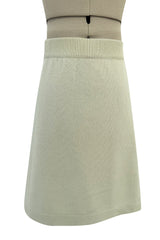 Fantastic 1990s Chanel by Karl Lagerfeld Scottish Cashmere Knit Sweater Skirt