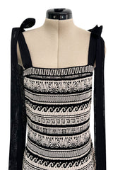 Easy to Wear Cruise 2018 Chanel by Karl Lagerfeld Look 13 Knit Sheath Dress w Tie Shoulders