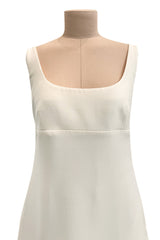Recent Ivory Valentino by Pier Paolo Piccioli w Draped Cape Back Panel & Bare Upper Back