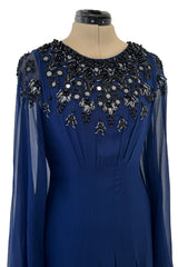 Cruise 2009 Christian Dior by John Galliano Beaded Silk Chiffon Caftan Dress