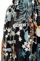 Pre-Fall 2015 Valentino by Maria Grazia Chiuri & Pierpaolo Piccioli Embroidered & Net Cosmos Skirt