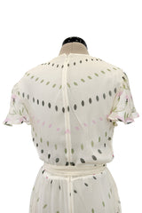 Dreamiest Resort 2020 Valentino by Pierpaolo Piccioli Runway Look 23 Silk Chiffon Print Dress