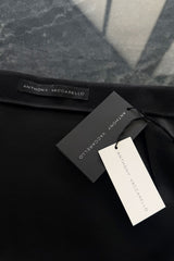 Sexiest Fall 2014 Anthony Vaccarello Skirt Runway Look 31 Black Wrap Skirt w High Front Slit