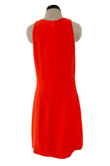 Important Fall 2014 Christian Dior 'City Lights' by Raf Simons Look 21 Brilliant Blue & Orange Dress