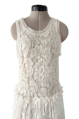 Gorgeous Resort 2012 Lanvin by Aber Elbaz Ivory Lace, Silk & Silk Netting Wedding Dress