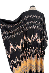 1970s Lanvin by Jules-Francois Crahay Easy-to-Wear Printed Jersey Caftan Dress