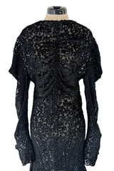 Amazing Fall 2002 Christian Dior by John Galliano Runway Look 32 Bias Cut Silk Velvet Devore Backless Dress