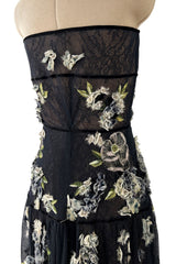 Spring 2012 Valentino Net & Floral Strapless Runway Dress by Maria Grazia Chiuri & Pierpaolo Piccioli