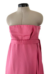 Pre-Fall 2023 Christian Dior by Maria Grazia Chiuri Runway Look 56 Pink Strapless Dress