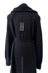 Fall 2023 Saint Laurent by Anthony Vaccarello Mens Runway Look 13 Long Super Soft Knit Coat