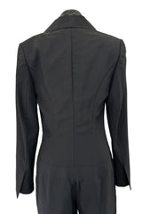 Rare Spring 2000 Givenchy by Alexander McQueen Runway Look 12 Jumpsuit w Drawstring Cuffs