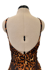 Spring 2008 Christian Dior by John Galliano Runway Look 29 Version Leopard Silk Chiffon Dress