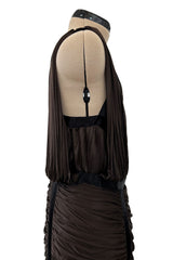 Spring 2003 Yves Saint Laurent by Tom Ford Runway Dress w Soft Gathered Detailing