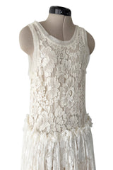 Gorgeous Resort 2012 Lanvin by Aber Elbaz Ivory Lace, Silk & Silk Netting Wedding Dress