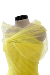 Magical Spring 2015 Ralph Lauren Purple Label Runway Look 48 Yellow Net Dress