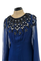 Cruise 2009 Christian Dior by John Galliano Beaded Silk Chiffon Caftan Dress