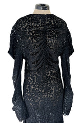 Amazing Fall 2002 Christian Dior by John Galliano Runway Look 32 Bias Cut Silk Velvet Devore Backless Dress