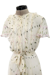 Dreamiest Resort 2020 Valentino by Pierpaolo Piccioli Runway Look 23 Silk Chiffon Print Dress