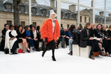 Fall 2019 Valentino by Pierpaolo Piccioli Orange Wool & Feather Coat