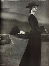 c.1969-1970 Ossie Clark Black 'Graduation' Front Plunge Dress