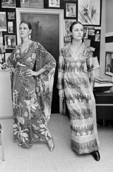 Stunning Fall 1970 Bill Blass Pink Quilted Silk Floral Pattern Metallic Dress w Banded Waist