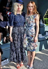 Gorgeous Spring 2012 Chanel by Karl Lagerfeld Hand Crochet Knit & Silk Chiffon Blue Dress w Scarf