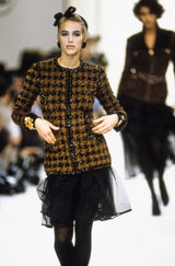 c.Fall 1991 Chanel by Karl Lagerfeld Strapless Mini Dress w Full Net Skirt