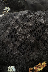 Prettiest 2010s Christian Dior by John Galliano Strapless Dress w Embroidered Flowers & Ribbon