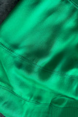 Outstanding Fall 2001 Versace by Donatella Versace Runway Look 54 Green Silk Bias Cut Dress