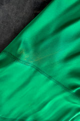 Outstanding Fall 2001 Versace by Donatella Versace Runway Look 54 Green Silk Bias Cut Dress