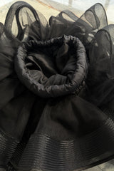 Documented Fall 1987 Emanuel Ungaro Runway Velvet & Lace Mini Dress w Peaked Bodice